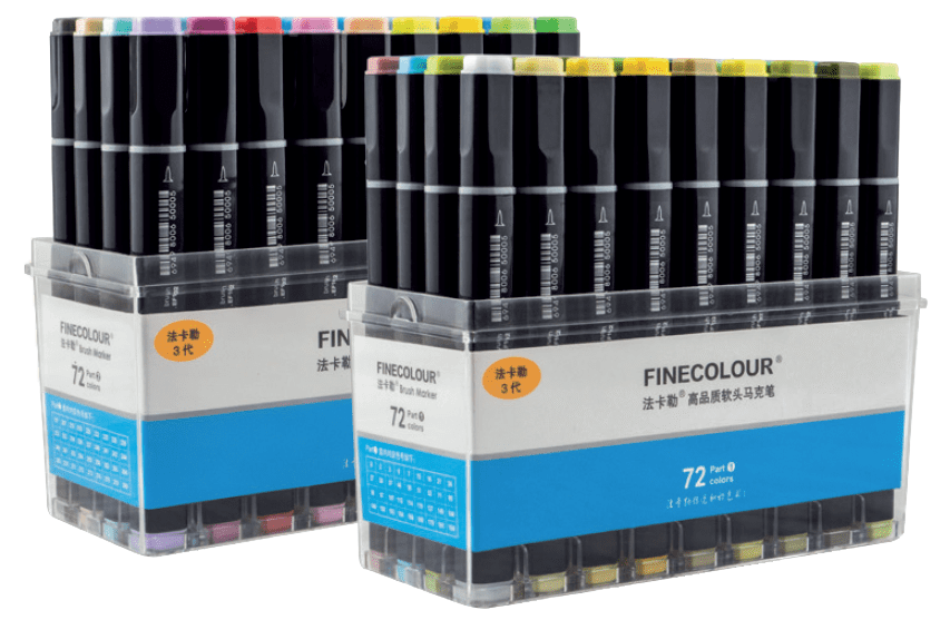 Набір маркерів Brush Finecolour в Україні Набір маркерів Brush Finecolour в Україні