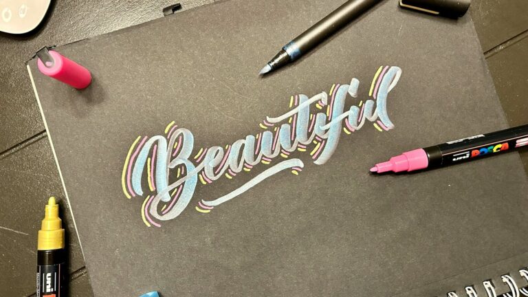 Alcohol Markers for Hand Lettering and Calligraphy