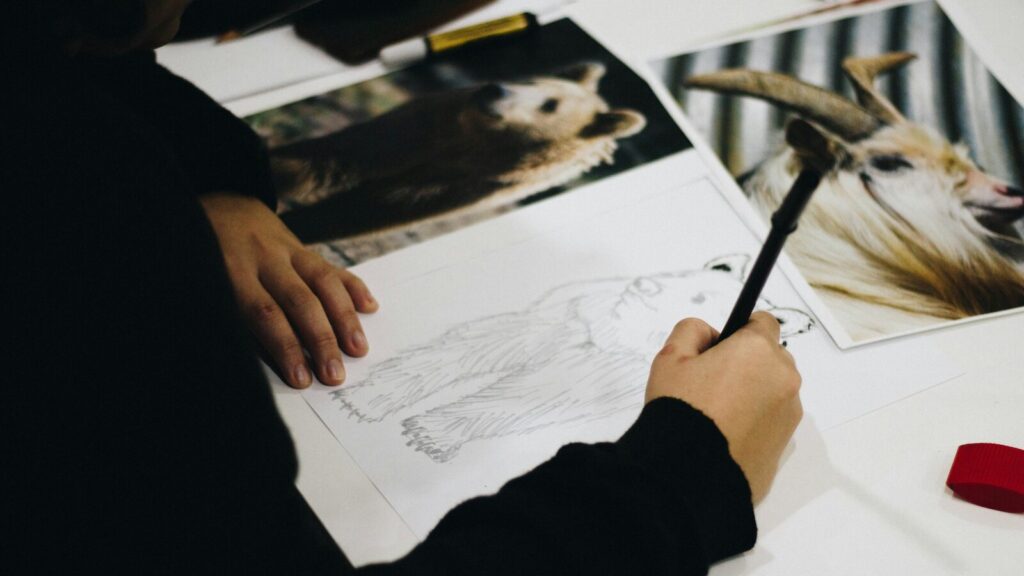 How to Draw Fur with Markers: Short and Long Animal Fur